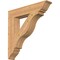Ekena Millwork Funston Traditional Smooth Bracket, Western Red Cedar, 5 1/2"W x 32"D x 32"H BKT06X32X32FST01SWR - alternate 1